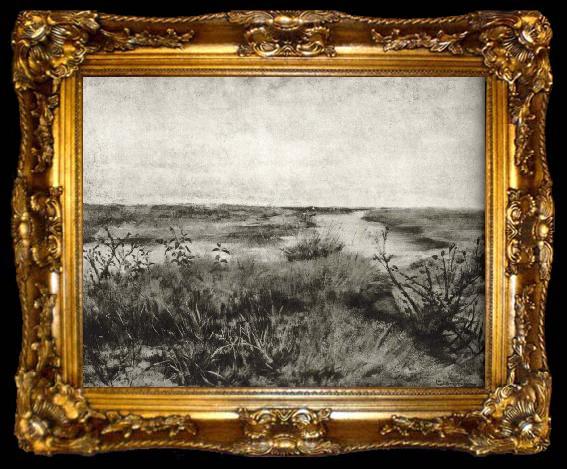 framed  Gustaf Cederstrom landskap, ta009-2